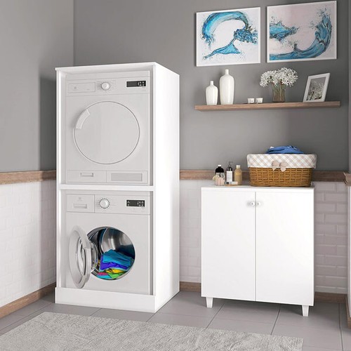 Colonna bagno coprilavatrice